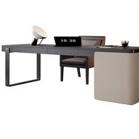 Nouveau bureau de direction haut de gamme 2026, bureau de superviseur, bureau d'employé, série moderne simple avec plateau épaissi