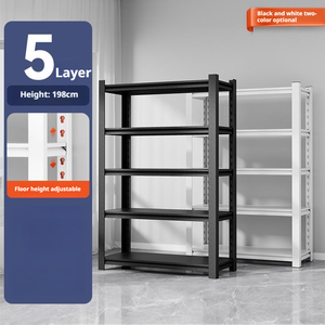 Étagère en acier angulaire multi-niveaux à 3 niveaux en acier inoxydable, étagère pour plantes, protection contre la corrosion, rayonnage léger pour supermarché et entrepôt - Product Image 2