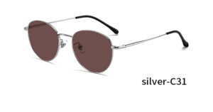Lunettes de soleil métalliques unisexes polarisées UV400 rondes vintage noires légères rétro confortables pour activités extérieures et affaires - Product Image 3