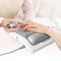 Jimdoa 2 en 1 dépoussiéreur d'ongles portable et perceuse à ongles avec filtre