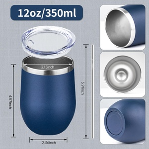 Vaso de Viaje de Acero Inoxidable de Doble Pared Moioco de 12 oz, Mantiene las Bebidas Frías Durante Disfrutar del Sol - Product Image 2