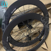 Jeu de roues en carbone SeeMore Bike, profondeur 65 mm, largeur 22,4 mm, jeu de roues tubeless 700c, jeu de roues à rayons aérodynamiques ultralégères pour le cyclisme sur route