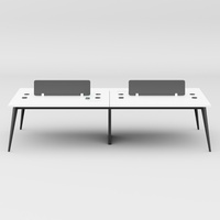 Escritorio de Oficina Modular Personalizado con Panel de MDF, Extensible, para Uso en el Hogar, Negocios, Escuela, Estaciones de Trabajo Modernas, Entornos Comerciales, Marca ML, 3 Años de Garantía