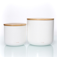 Pots et couvercles en céramique pour la fabrication de bougies Pots et supports de bougies en céramique de 8.5oz avec couvercles en métal pour bouteille de diffuseur de bougies