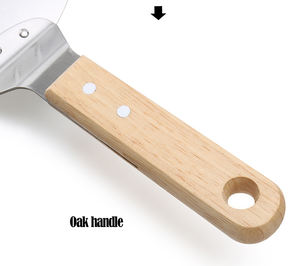 <span class=keywords><strong>Pelle</strong></span> à pizza circulaire de 10 pouces <span class=keywords><strong>pelle</strong></span> à <span class=keywords><strong>pain</strong></span> transférée du <span class=keywords><strong>four</strong></span> au poêle <span class=keywords><strong>pelle</strong></span> de jardin mobile - Product Image 5