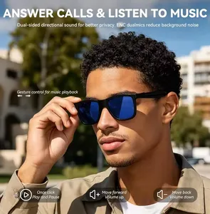 M01SPro Smart Audio Glasses AI Translation <b>Bluetooth</b> Call Touch Color Change Lens Sunglasses Dual <b>Mic</b> ENC Noise Reduction IP65 - Product Image 3
