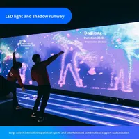 Système de projection de jeu mural interactif scientifique avec capteur de stationnement intelligent Équipement publicitaire mural sensoriel interactif tout en un