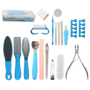 Noennamigo − ensemble de coupe-ongles 18 en 1, râpeur, pédicure, pince, rasoir, outils de soins des pieds, lime, callosange, enlève les peaux mortes, pour talons - Product Image 2