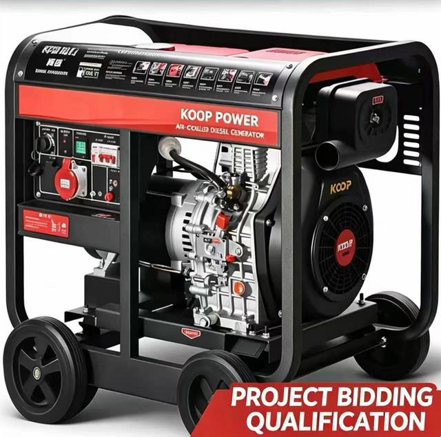 Silent Diesel Generator Set 1 Phase Single Enclosed Soundproof Home Construction Emergency Backup 220V/110V/380V 50/60Hz