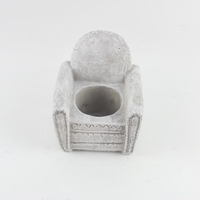 Pot de jardinage en ciment d'usine, pot de fleurs extérieur en béton personnalisé, porte-bougie, décoration intérieure