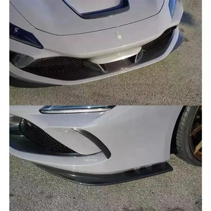 Kit carrosserie complet en fibre de carbone sèche <span class=keywords><strong>Novitec</strong></span> pour Ferrari <span class=keywords><strong>F8</strong></span> : lèvre avant, capot, garniture de sortie d'air, jupes latérales, lèvre arrière et aileron. - Product Image 5