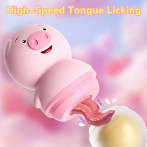 Vrouwelijke Tong Likken <span class=keywords><strong>Clitoris</strong></span> Zuigende Vibrators Piggy G Spot Vagina Massager Vacuüm Stimulator Seksspeeltjes Voor Vrouwen Volwassenen Goederen - Product Image 6
