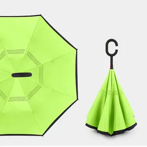 Explore the Latest Black,Inverted Umbrellas Design Ideal for Cars and Wholesale Purchase/