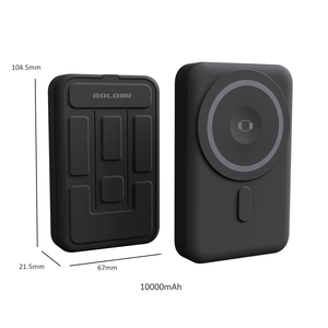 พาวเวอร์<span class=keywords><strong>แบ</strong></span>งค์แม่เหล็กไร้สายแบบพับได้ <span class=keywords><strong>3</strong></span>-in-1 รุ่นสั่งทำพิเศษ ความจุ 5000-1000mah รองรับการชาร์จ USB-C PD 20W พร้อมขาตั้งพับได้ รองรับการชาร์จสมาร์ทวอทช์ - Product Image 5