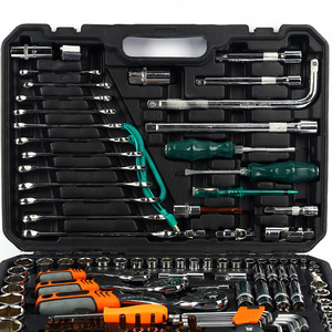 135Pc Automotive Repair Tool <b>Set</b> Ratchet Wrench <b>Screwdriver</b> Kit Chromium Vanadium Steel For Auto Mechanic Use - Product Image 1