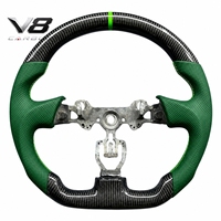 Volant en fibre de carbone véritable V8carbon pour Z3 Coupé E36, accessoires intérieurs de voiture, pièces automobiles, style racing modifié, personnalisé