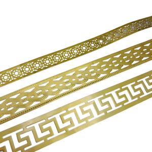Nastro Decorativo Vintage in Ottone Traforato con Adesivo, Larghezza 9-50mm, per Bordi di Mobili Fai-da-Te - Product Image 6