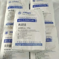 Dióxido de Titanio Rutilo TiO2 en Polvo R-818, Material Nano TiO2, 98% de Pureza, Alto Brillo, Buena Resistencia a la Intemperie para Recubrimientos de Pintura
