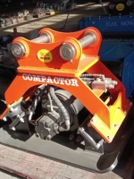 Compacteur vibrant hydraulique antichoc SLN, plaque de compactage de sol robuste à faible taux de défaillance, attache pour excavatrice (1,5-3,5 tonnes)