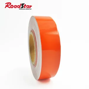 CE亚克力型工程师级反光布反光乙烯基贴纸定制安全橙色反光带