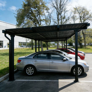 高品質でモダンな防水アルミ製ソーラーカーポートシステム、地上設置型PVカーパーキング（商業用または住宅用） - Product Image 4