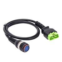 Adaptateur VOCOM II 88890306 8 broches + Câble OBD2 + Câble USB 88890305 24V pour diagnostic de camions Volvo/Mack/Renault