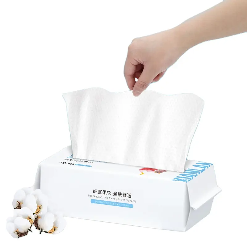 Disposable Salon Towel Face Tissue Towel Wholesale Cleaning Paper Kin-Friendly Embroidery Dobby Custom Gsm OEM Age