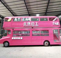 Nouvelle annonce : Bus à deux étages, toit ouvert, fourgon de restauration, caravane, USA
