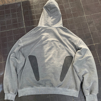 Hochwertige benutzer definierte Logo Patch Stickerei Herren Hoodie Schwergewicht 400GSM 500GSM 600GMS Cotton Acid Wash Pullover Hoodies