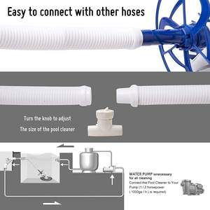 Aspirateur automatique <span class=keywords><strong>de</strong></span> <span class=keywords><strong>piscine</strong></span> amélioré pour <span class=keywords><strong>piscine</strong></span> <span class=keywords><strong>hors</strong></span> sol, <span class=keywords><strong>balayeuse</strong></span> <span class=keywords><strong>de</strong></span> <span class=keywords><strong>piscine</strong></span> à aspiration puissante - Product Image 4