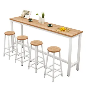 Teller Hoogte Pub Tafel Set Diner Bar Eettafel Set Voor Keuken Bar Tafel Set Eetkamer Meubelen