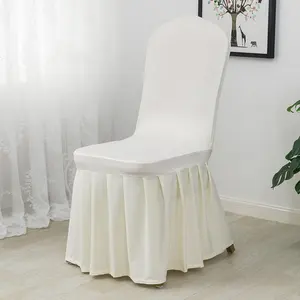 Ruched Black Spandex Chair Cover – $2.50