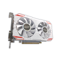 PCWINMAX kartu grafis RX 580 2048SP 8GB, kartu grafis Edisi putih RX580 GPU Placa De Video