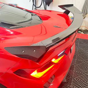Rear <strong>Spoiler</strong> Carbon Fiber Rear Trunk <strong>GT</strong> Lip Wing <strong>Spoiler</strong> for Chevrolet Corvette C8 Z06 2-Door Top <strong>Coupe</strong> 2020-2024 Tail Wing - Product Image 5