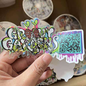 Etiquetas Adhesivas <span class=keywords><strong>de</strong></span> Vinilo con Código QR, Resistentes al Agua, Personalizadas, con Logotipo Promocional para Negocios, Etiquetas <span class=keywords><strong>de</strong></span> Escaneo con Código QR, Más Vendidas - Product Image 4