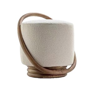 Solid Wood Vanity <strong>Stool</strong> Living Room Footstool Bedroom <strong>Dressing</strong> <strong>Table</strong> Furniture Low <strong>Stool</strong> Round <strong>Stool</strong> - Product Image 6