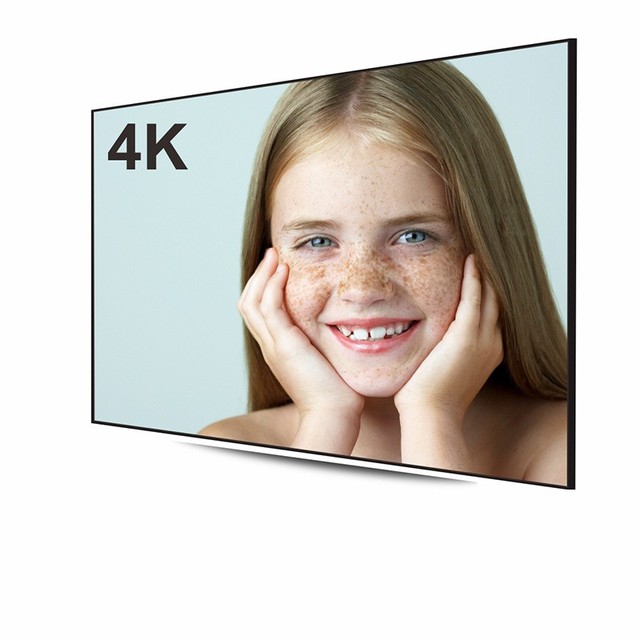 TOPMEIJIA M3ALR 96% Ambient Light Rejection Fixed Frame 4K 16:9 Home Theater Projector Black Diamond ALR 1.5 Screen