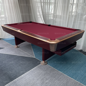 <span class=keywords><strong>Tavolo</strong></span> da <span class=keywords><strong>Biliardo</strong></span> Professionale in Legno Massello con Piano in Ardesia Nera, 9ft/8ft, con Sistema di Ritorno delle Biglie - Product Image 1