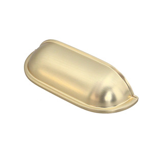 <span class=keywords><strong>Poignées</strong></span> d'armoires de cuisine <span class=keywords><strong>noires</strong></span> et chromées <span class=keywords><strong>poignées</strong></span> de traction de tasse de coquille - Product Image 1