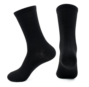 Calzini Casual Unisex a Tubo Medio in Cotone Pettinato, Colore Tinta Unita, con Filo di Gomma Intrecciato, Assorbenti del Sudore - Product Image 2