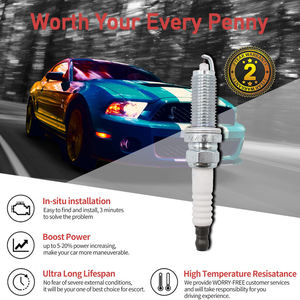 Force usine bujia iridium bougie d'allumage vela de ignicao pour Suzuki équateur 91215 DILKAR7C9H 224012331R 1851 - Product Image 4