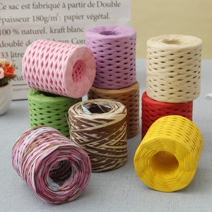 Trung Quốc nhiều màu giấy <span class=keywords><strong>twine</strong></span> Raffia chuỗi Ribbon DIY Craft phong cách cho hoa bó Hoa Quà Tặng đóng gói thể thao giải trí sản phẩm - Product Image 2