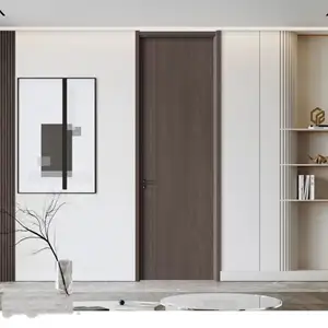 Guter Preis für neues Design flaches Inneneinheit Holztür mit Glasholz flaches Inneneinheit Holztüren