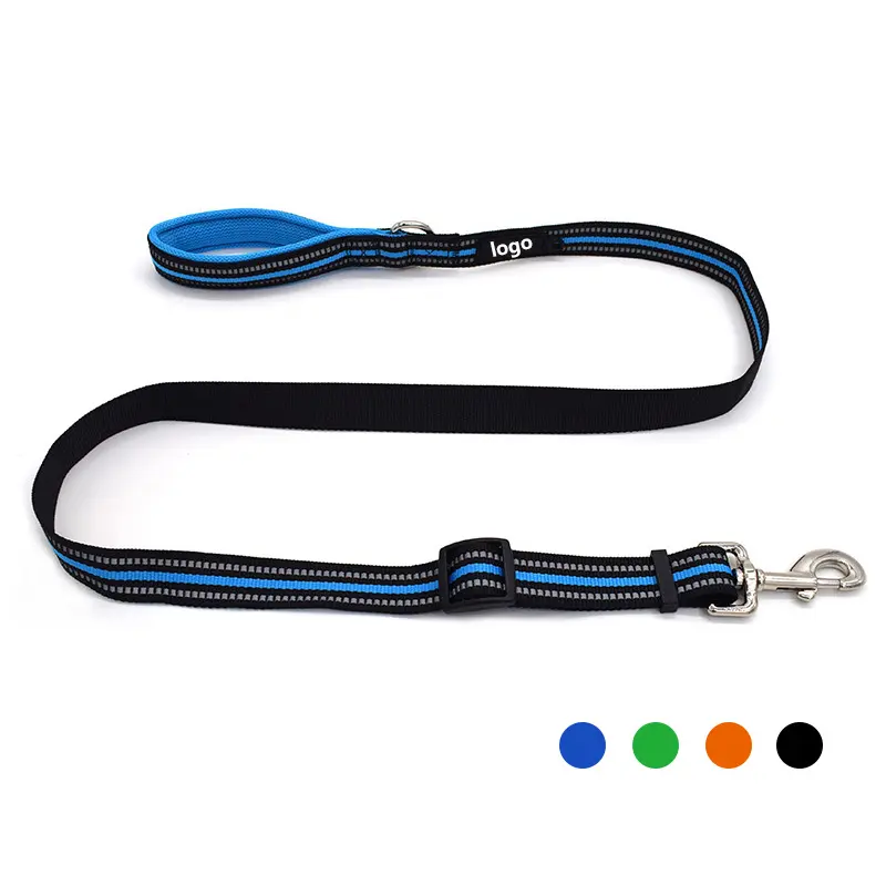 Adjustable Nylon Braided Reflective Training Running Pet Lead Dog Puppy Leash