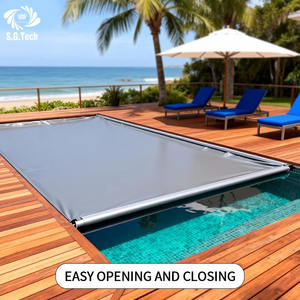 Couverture de <span class=keywords><strong>piscine</strong></span> en PVC robuste Water Crown pour utilisation hivernale, pour piscines enterrées et <span class=keywords><strong>hors</strong></span> <span class=keywords><strong>sol</strong></span>, résistante aux UV, avec vannes de drainage, installation facile - Product Image 6