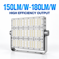 Projecteurs LED 3 modules résistants aux intempéries 150W 210W pour façade de bâtiment et panneau publicitaire commercial