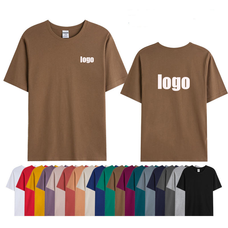 Tshirts Wholesale Custom T Shirt Printing Logo 100% Cotton Blank