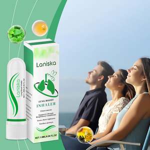 Laniska minyak esensial hidung, krim Mint penyegar hidung dingin Herbal paru <span class=keywords><strong>Inhaler</strong></span> Label pribadi <span class=keywords><strong>Inhaler</strong></span> hidung Herbal - Product Image 4
