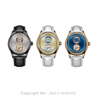 Montres mécaniques à tourbillon volant pour hommes, style élégant et minimaliste, lumineuses et étanches, nouvelle conception, usine OEM/ODM