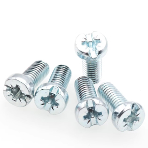 Qd Thượng Hải Phẳng Kẽm Thép Metric Máy Vít <span class=keywords><strong>M5x10</strong></span> Lớp 8.8 10Mm Chiều Dài Cho Thiết Bị Điện - Product Image 6